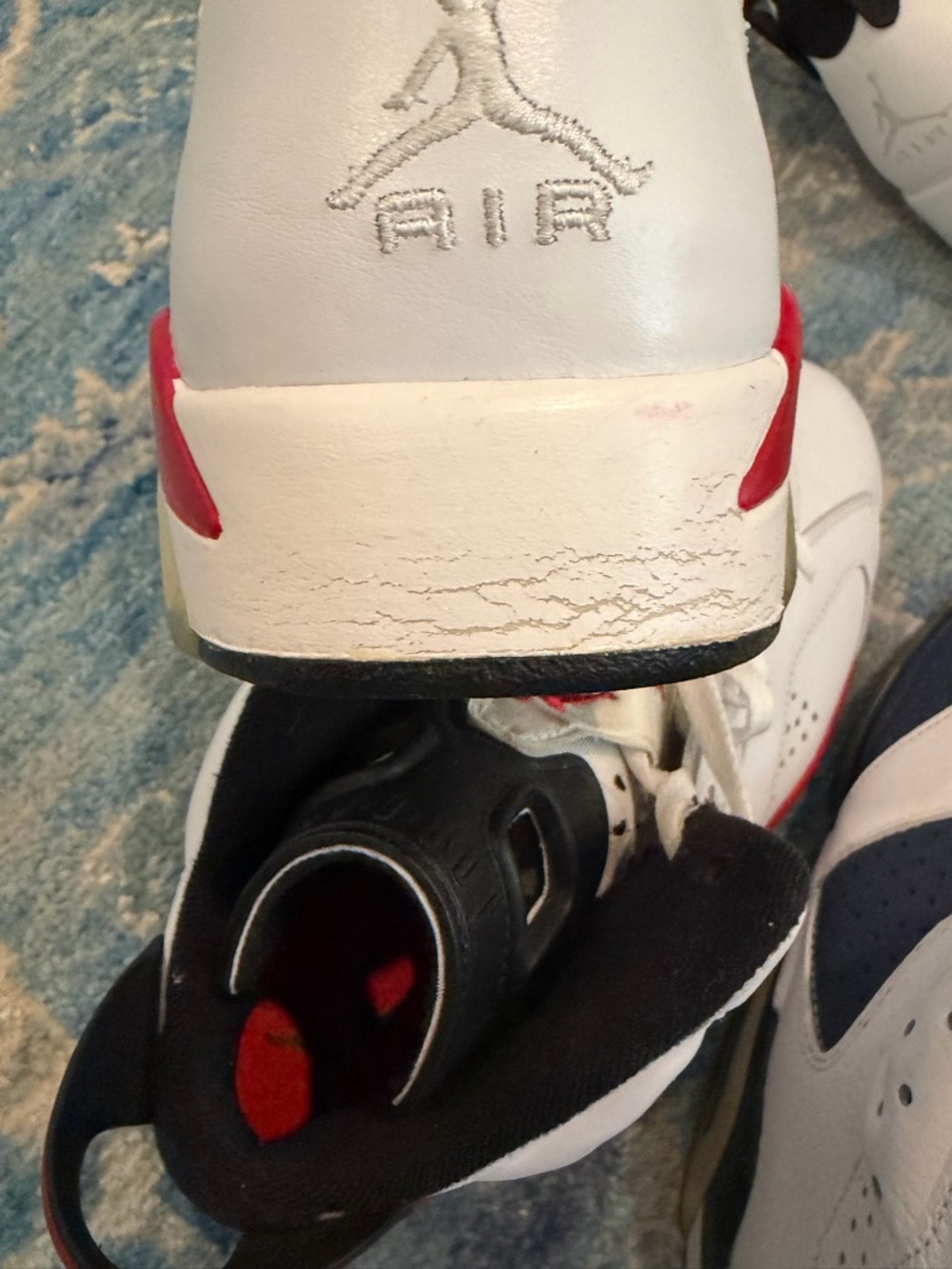 Jordan Retro 6 lot sizes 9.5/10 very good used condition - Picture 8 of 9
